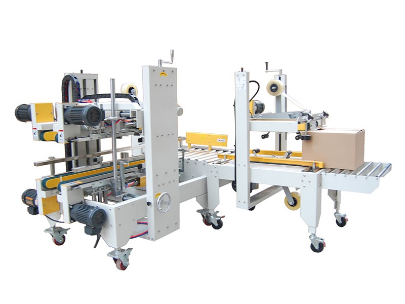 角邊膠帶封箱機 WRB-56+WRG-50